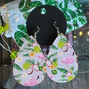 Floral Teardrop Earrings